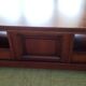 Louis Philippe style coffee table in cherry wood with large drawers.