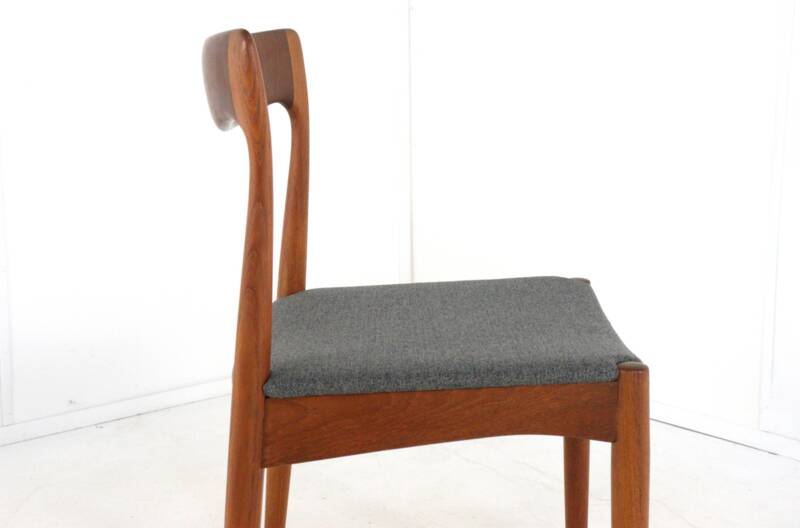 Ensemble de 6 chaises Arne Vodder pour Vamo Møbelfabrik - design danois en teck