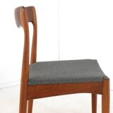 Ensemble de 6 chaises Arne Vodder pour Vamo Møbelfabrik - design danois en teck