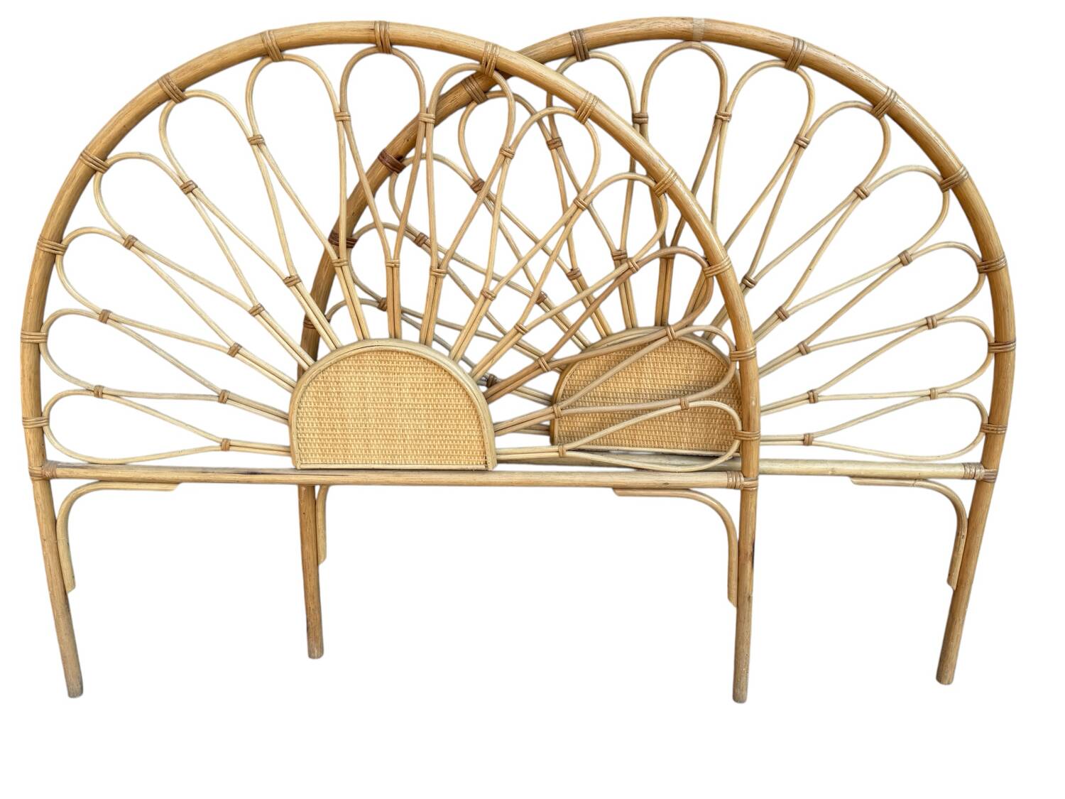 Rattan headboards from the 60s