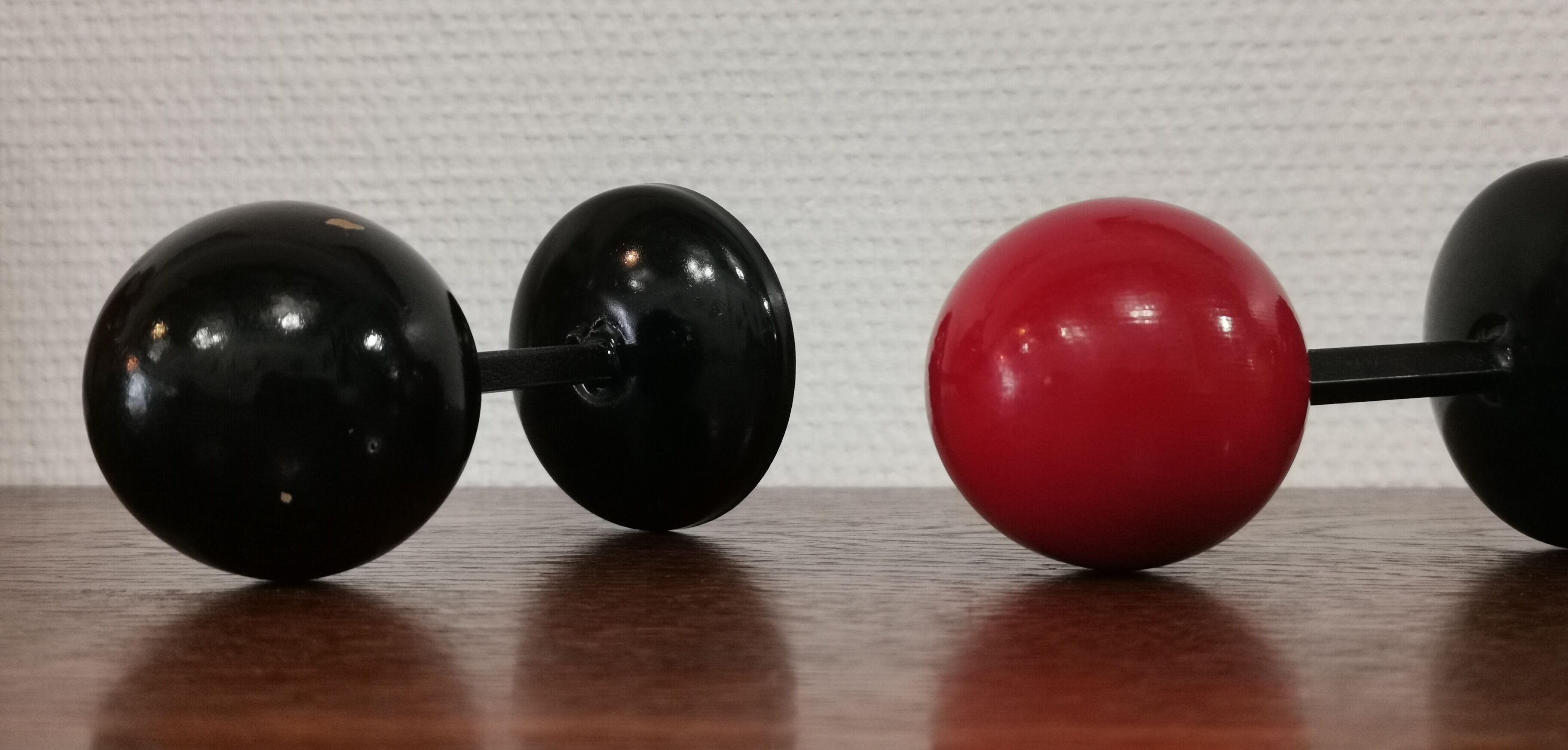 Hooks/coat rack colorful ball from the 50s