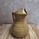 Vintage beige glazed stoneware jug – original shape