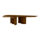 Coffee table by Giovanni OFFREDI (1927-2007) for Saporiti in burl wood.