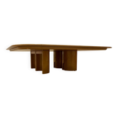 Coffee table by Giovanni OFFREDI (1927-2007) for Saporiti in burl wood.