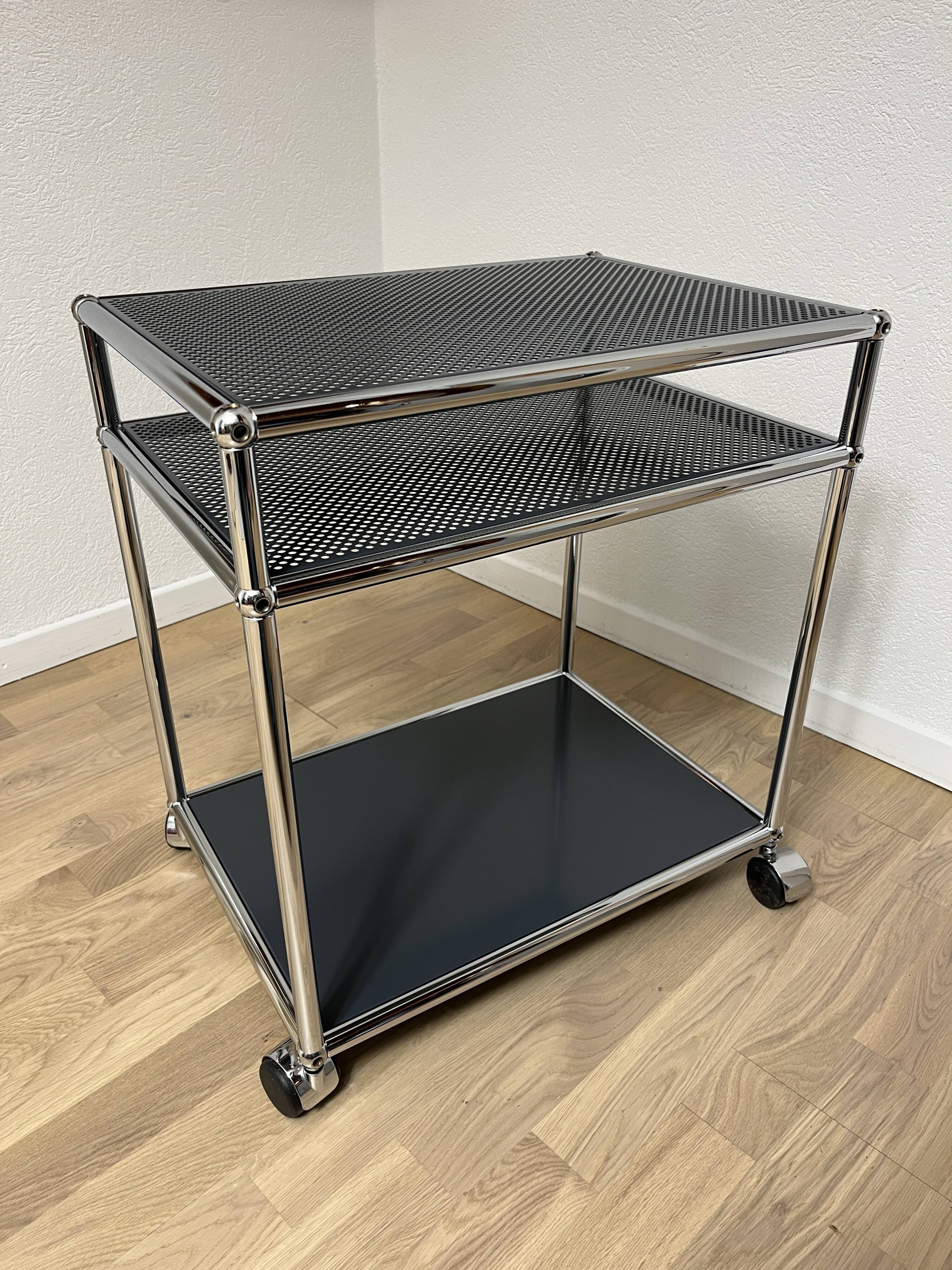 USM Haller side table in Anthracite Grey