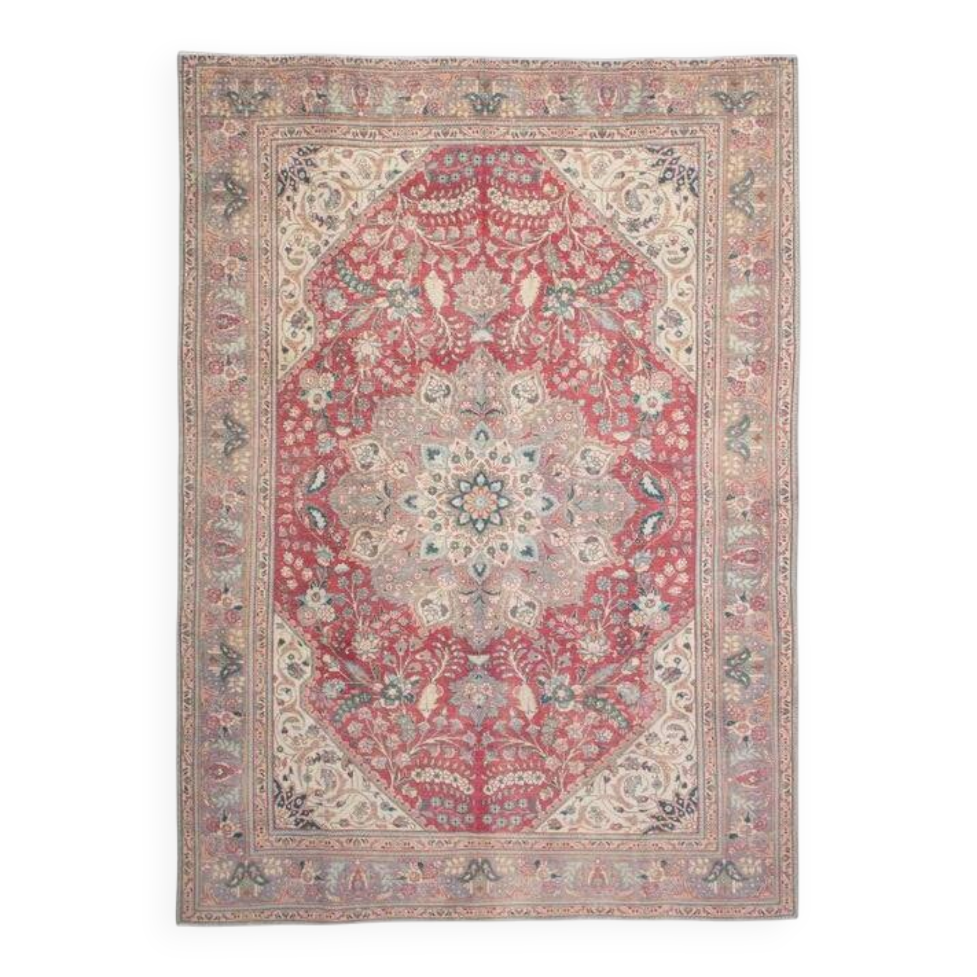 Vintage Red Persian Carpet