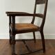 Wooden spool armchair