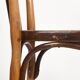 Paire de chaises bistrot JJ. Kohn en bois courbé