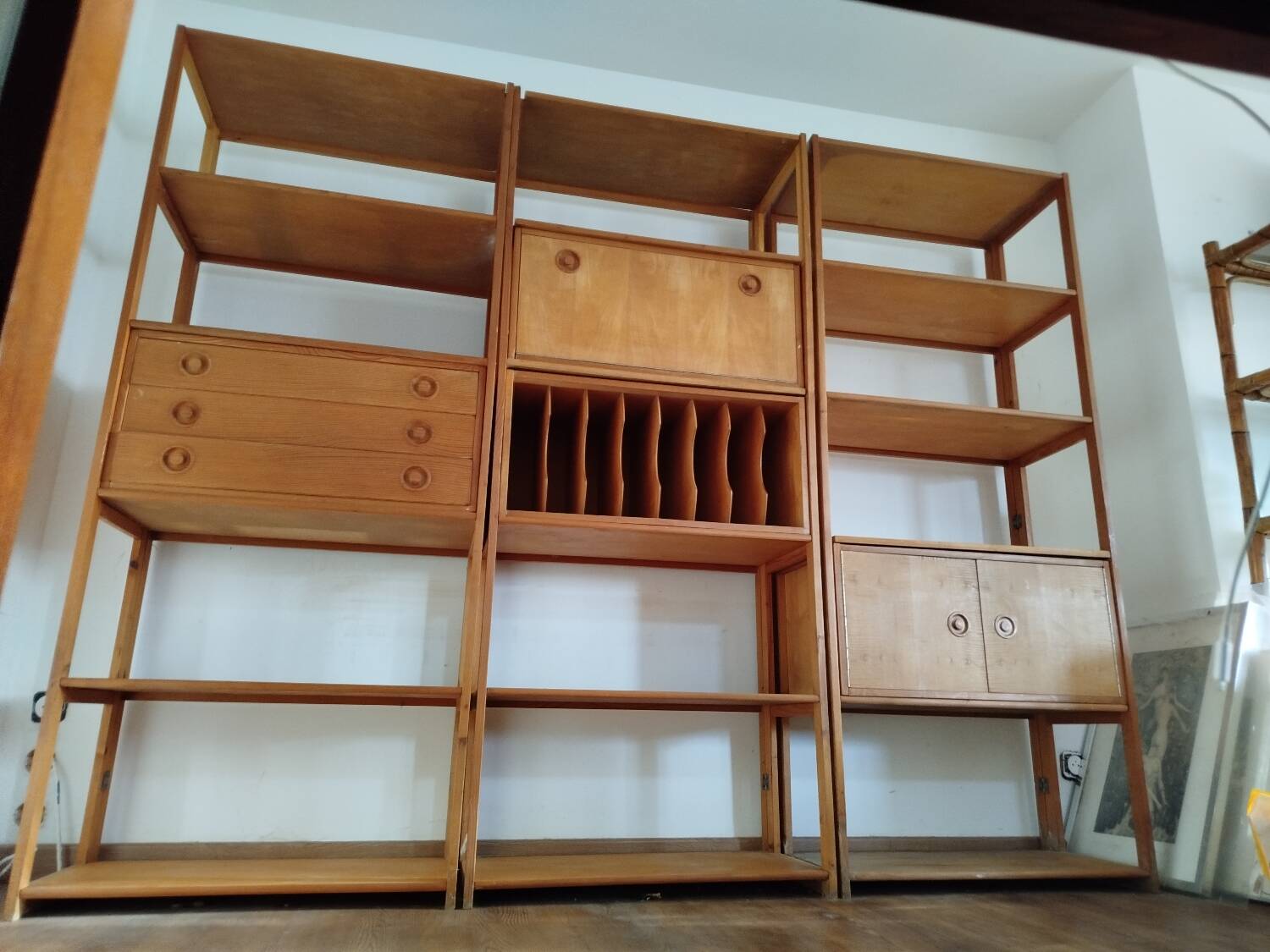 Vintage modular shelf, 1970s