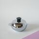 Small sugar bowl / stainless steel box Design 1970