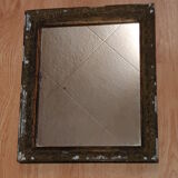 Mercury mirror napoleon iii era, circa 1860 30x36cm