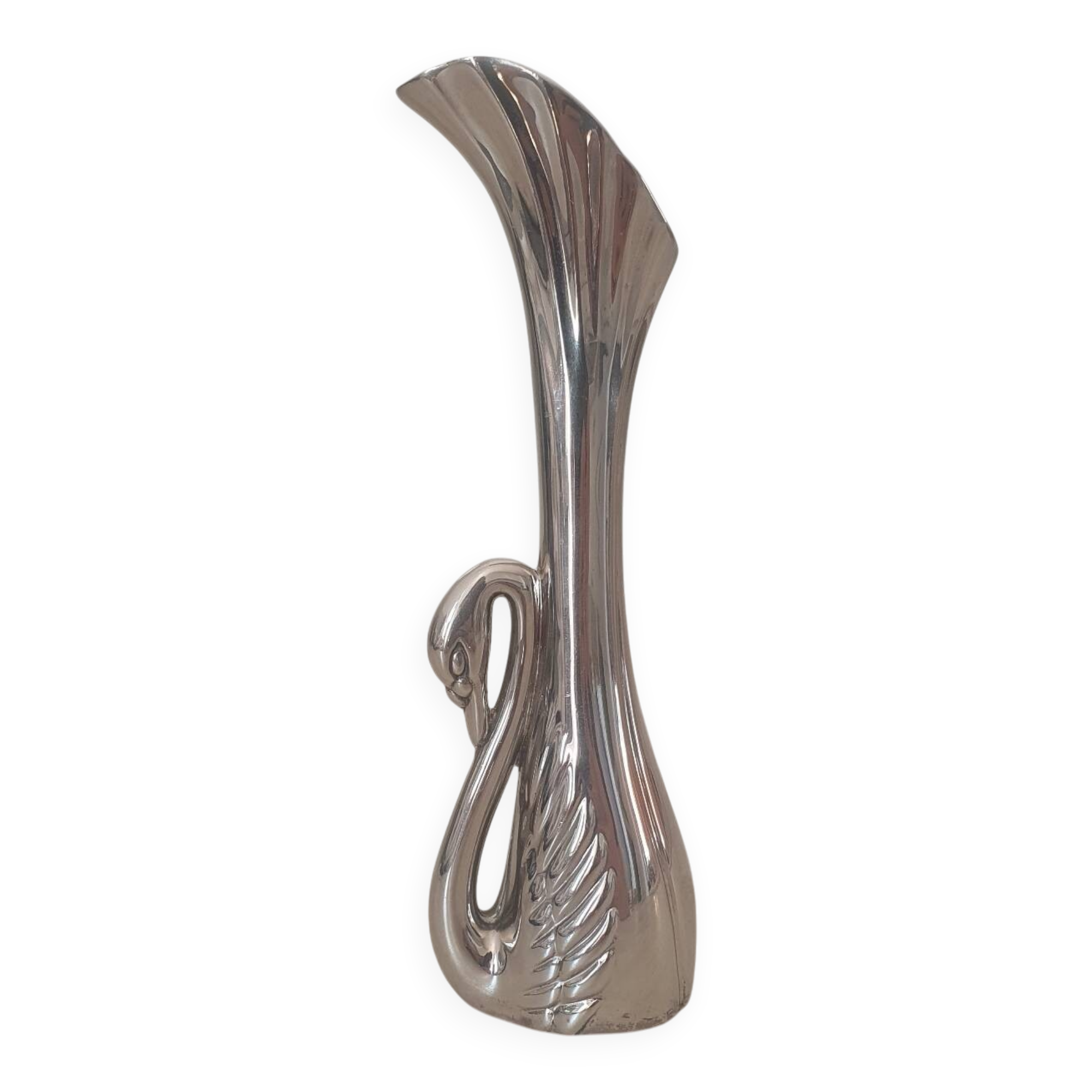 Soliflore Cygne en metal