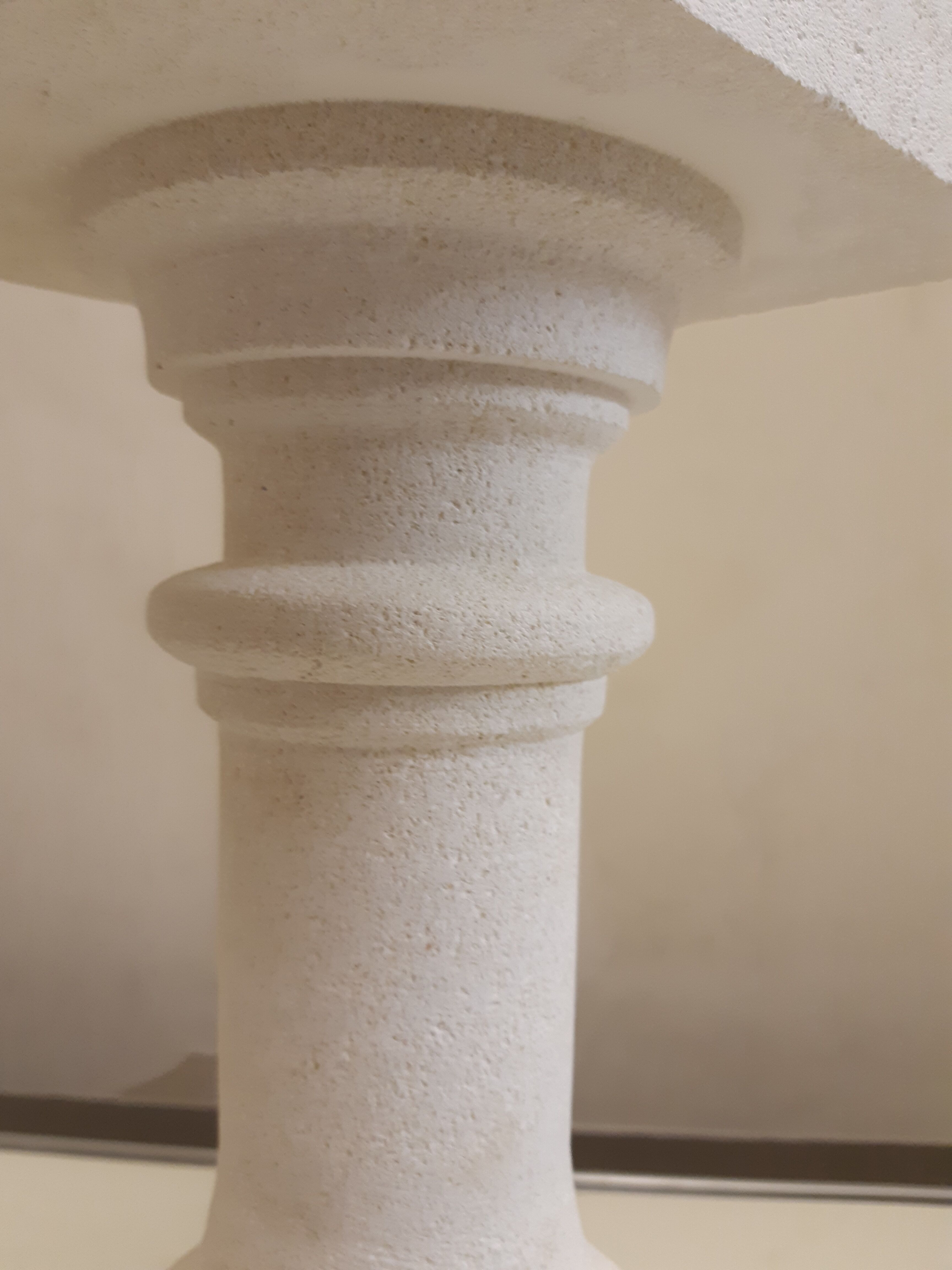 Natural stone baluster