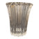 Vintage transparent vase with wavy edges, 1950s/60s