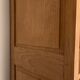 Solid oak library sandblasted