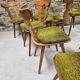 Lot  8 chaises bistrot 1970"