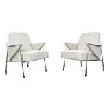 Pair of "bat" armchairs by wchód zadziele, 1960s