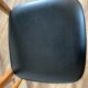Series of 4 wooden & imitation leather chairs
