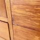 Oak storage unit, splayed legs circa 1950s