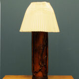 Large leather cabinet lamp