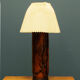 Large leather cabinet lamp