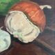 Still life painting signed jacqueline berteaux-dubuc - 1995