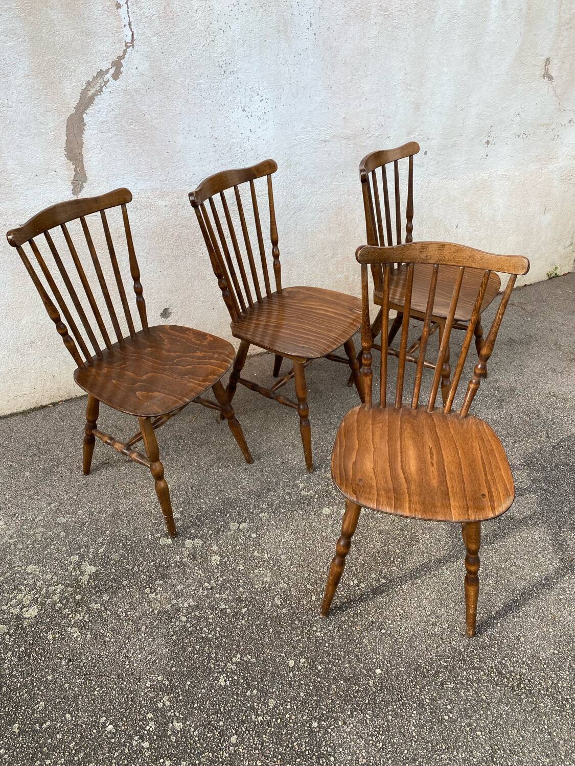 Set of 4 Baumann Menuet chairs
