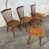 Set of 4 Baumann Menuet chairs