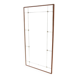 Scandinavian beech mirror, 103x52cm, Sweden, 1960