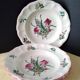 4 deep plates half porcelain from Lunéville KG Model "Réverbère"