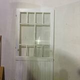 Old glass door style canopy white workshop