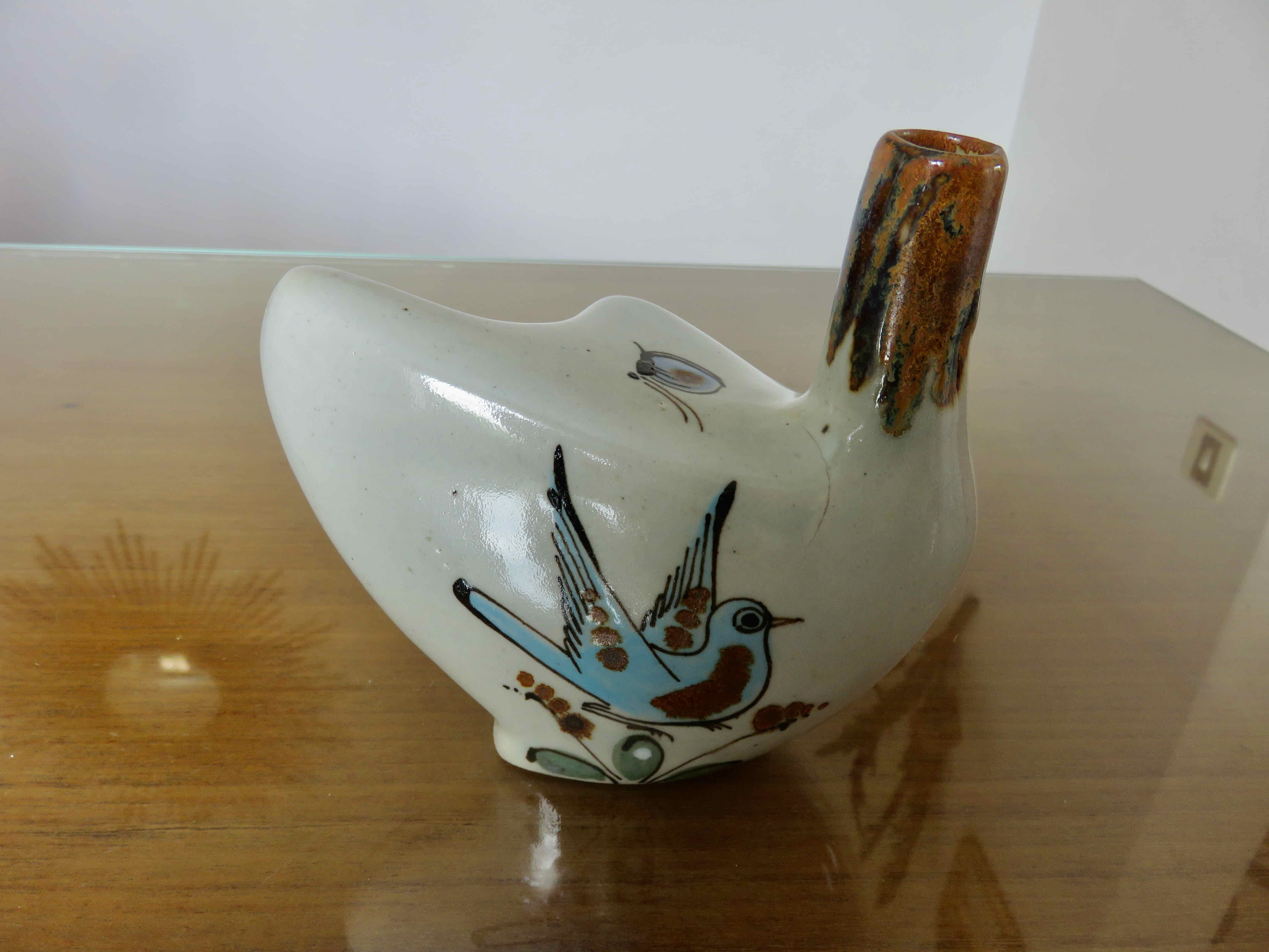 Zoomorphic soliflore " Mexico " ceramic 60s 70s