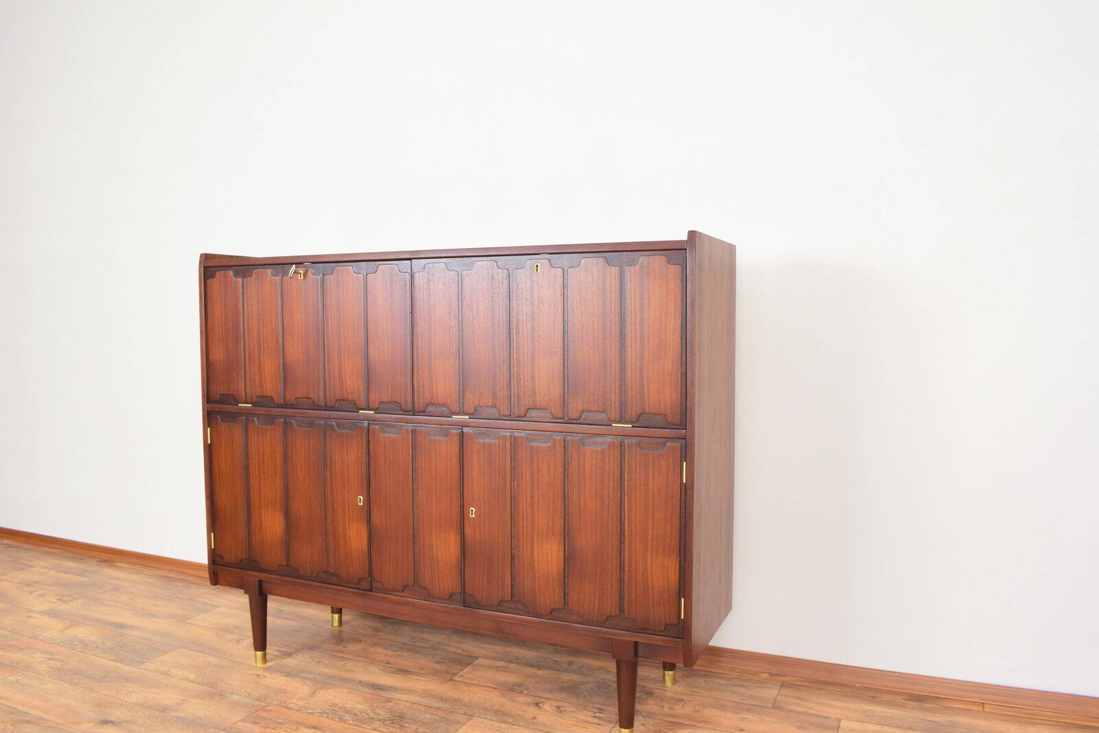 Mid-Century Norwegian Teak Highboard, 1960s.