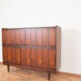 Buffet haut en teck norvégien du milieu du siècle, années 1960.