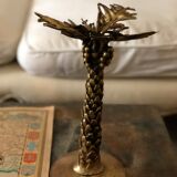 Bronze palm chandelier