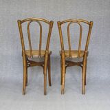 2 Cambier caned bistro chairs Belgium 1920 - No. 233 -