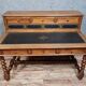 Stepped office renaissance notary in oak with blond patina around 1850