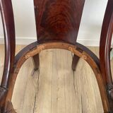 Mahogany gondola chair – Empire style