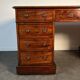 Bureau à caissons - acajou époque victorienne pedestal desk Angleterre XIXe