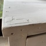 Charming old country sideboard painted in lime white