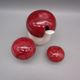 Vintage ceramic condiment service - mushrooms