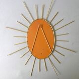 Brass sunglasses mirror from the 70s - 39x43cm