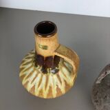 Set of 2 Ceramic Pottery Vase Heinz Siery Carstens Tönnieshof, Germany, 1970s