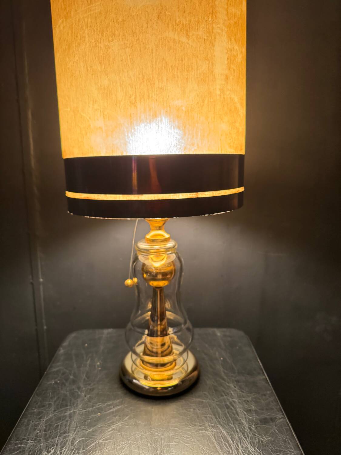 Large Richard Essig lamp from the 1970s.