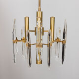 Pair of chandeliers from Sciolari in Milan