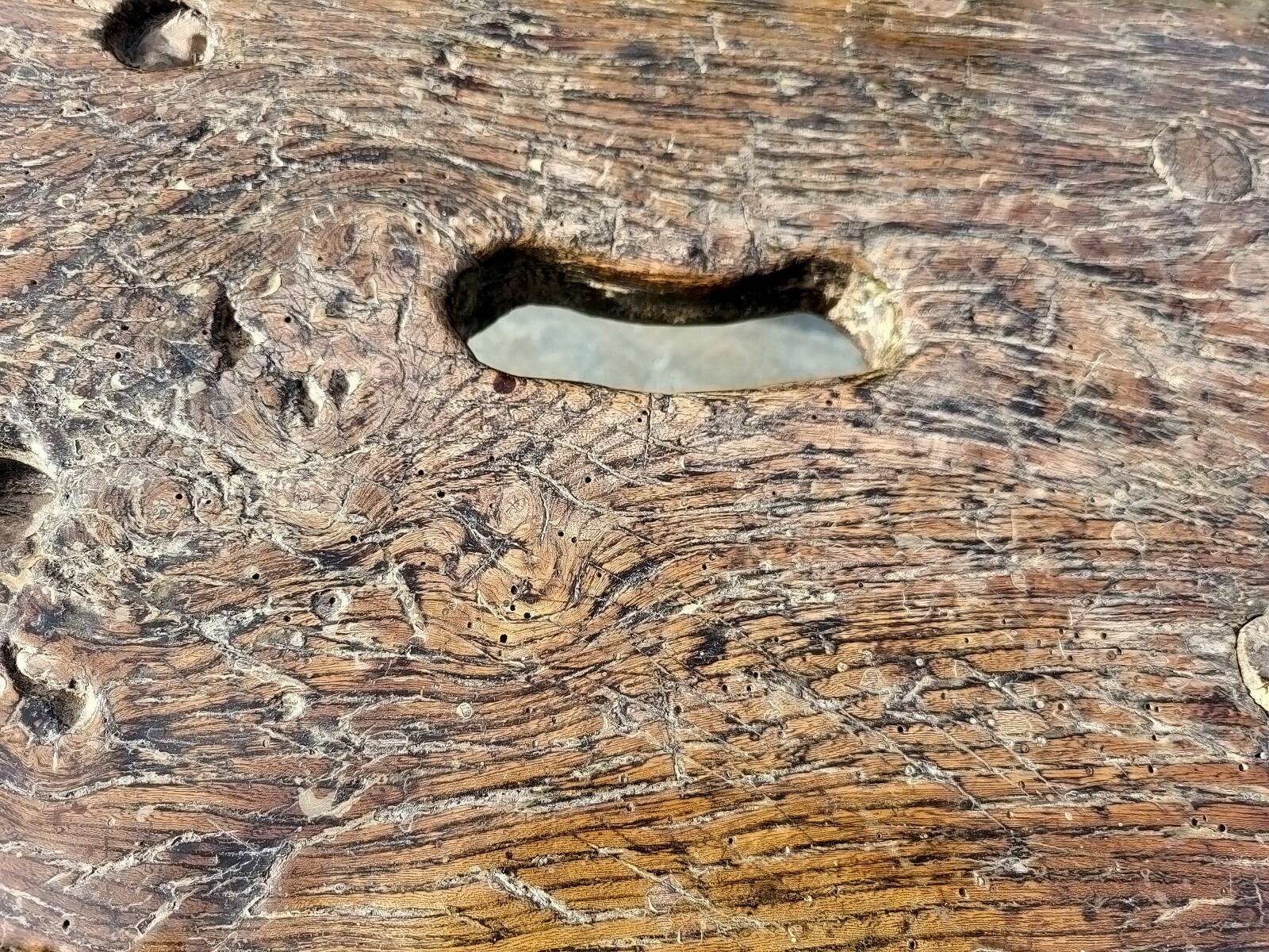 Tabouret de traite en chêne