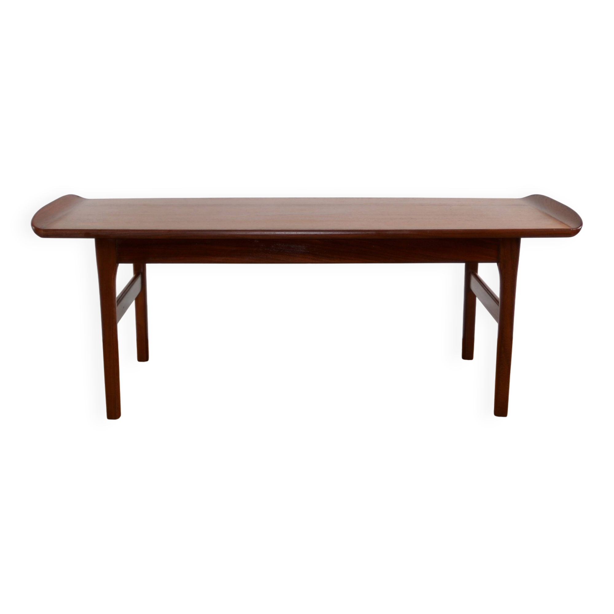 Table basse scandinave vintage teck, 1960