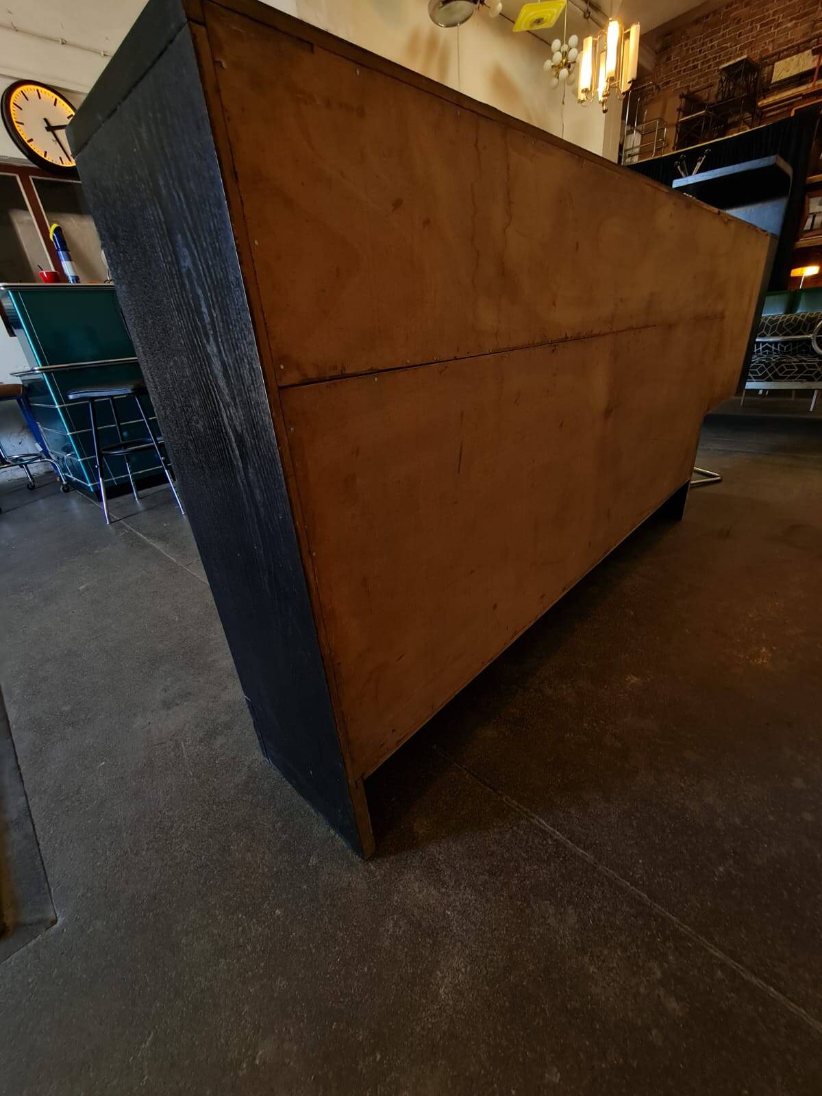Functionalist Sideboard / Bookcase with Shelves, Czechoslovakia, 1930s
