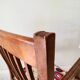 English style armchair in solid wood