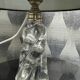 Vintage twisted crystal lamp base signed BACCARAT – 20th century